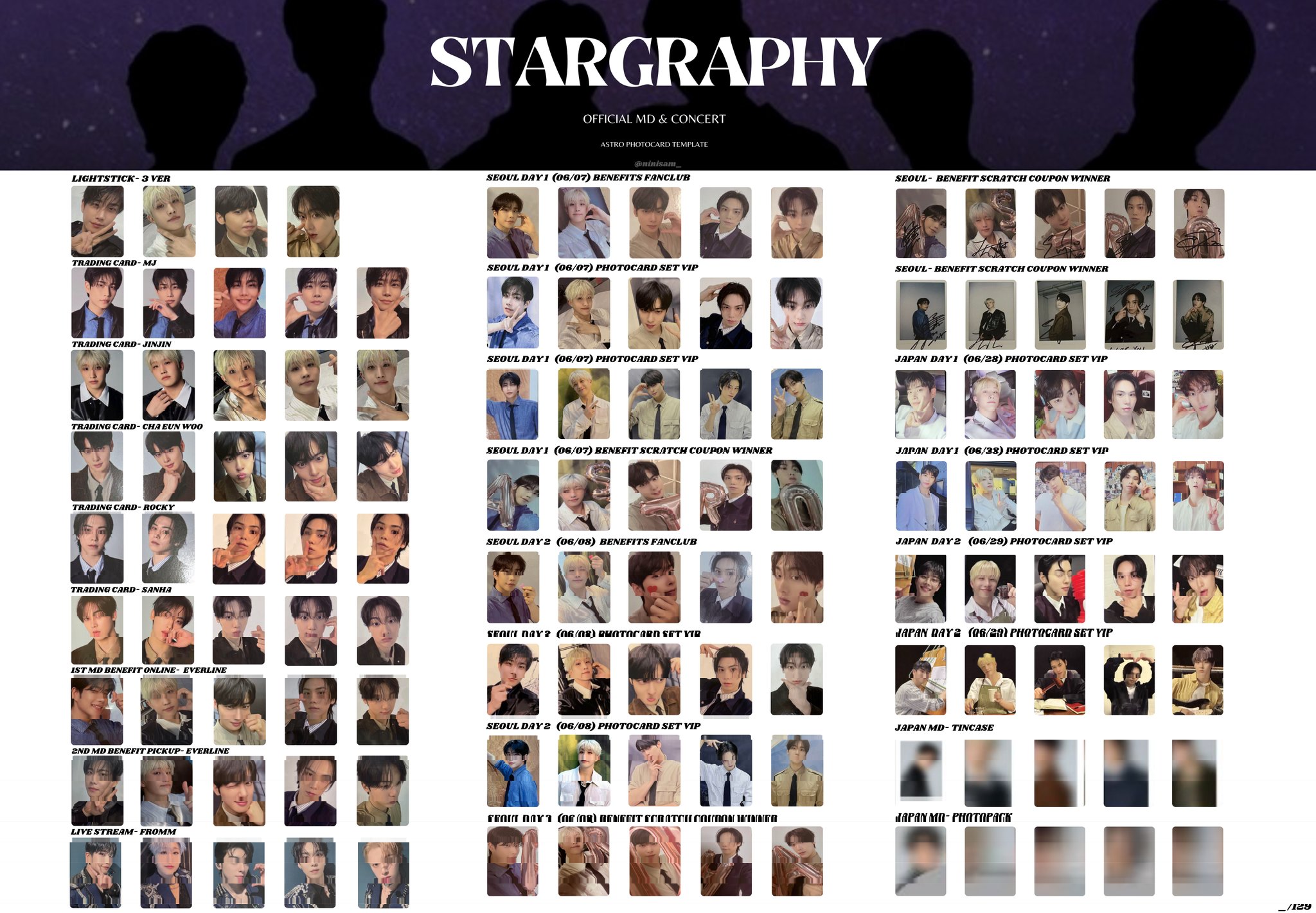 The 4th ASTROAD Stargraphy PHOTOBOOK ウヌ ASTRO - [Stargraphy] (4th ASTROAD OFFICIAL MD 4 CUT PHOTO