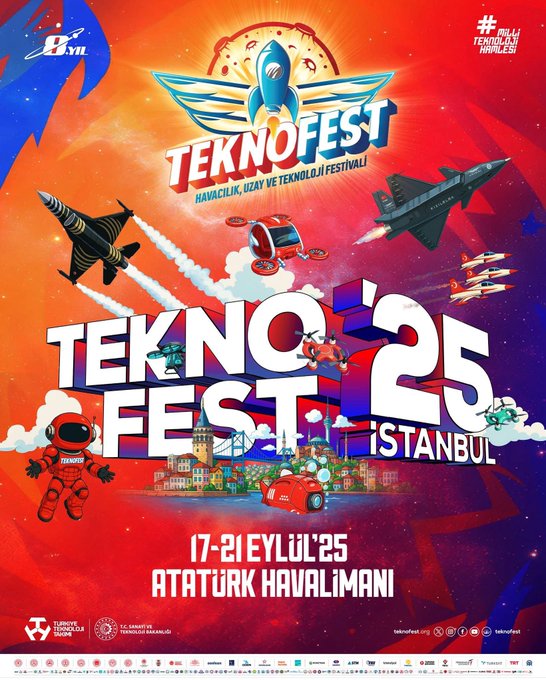 Bursa İl Millî Eğitim Müdürlüğü (@bursailmem16) on Twitter photo TEKNOFEST, #SenGELECEKSİNdiye İstanbul’da! 🚀
➤ 17 - 21 Eylül ➤ Atatürk Havalimanı
<a href="/tcmeb/">Millî Eğitim Bakanlığı</a> <a href="/Alireisoglu34/">Dr. Ahmet ALİREİSOĞLU</a> <a href="/teknofest/">TEKNOFEST</a> TEKNOFEST, #SenGELECEKSİNdiye İstanbul’da! 🚀
➤ 17 - 21 Eylül ➤ Atatürk Havalimanı
<a href="/tcmeb/">Millî Eğitim Bakanlığı</a> <a href="/Alireisoglu34/">Dr. Ahmet ALİREİSOĞLU</a> <a href="/teknofest/">TEKNOFEST</a>