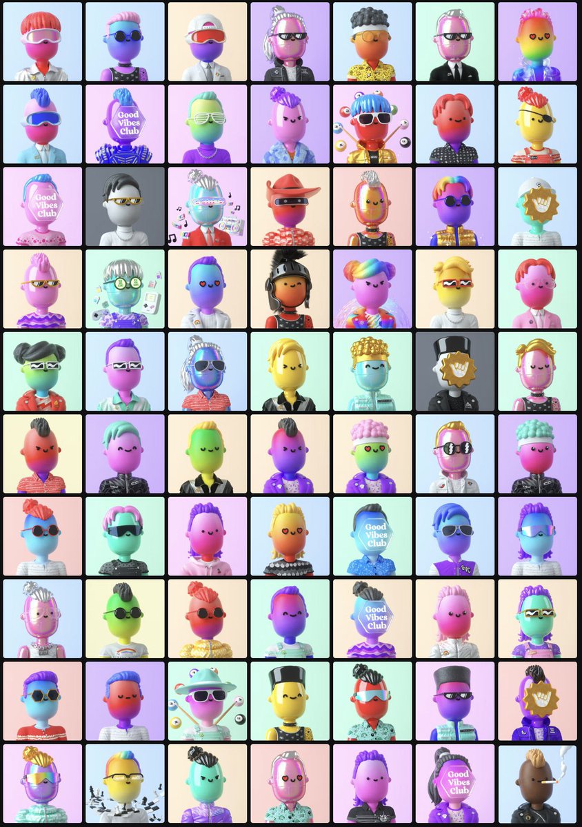 serc (@serc1n) on Twitter photo gm
It’s officially NFT szn. Im with <a href="/GoodVibesssClub/">Good Vibes Club 🤙</a>
Bought 74 and holding 74, happy 5th top holder.
I met team members, spent days in discord and im more than bullish. gm
It’s officially NFT szn. Im with <a href="/GoodVibesssClub/">Good Vibes Club 🤙</a>
Bought 74 and holding 74, happy 5th top holder.
I met team members, spent days in discord and im more than bullish.