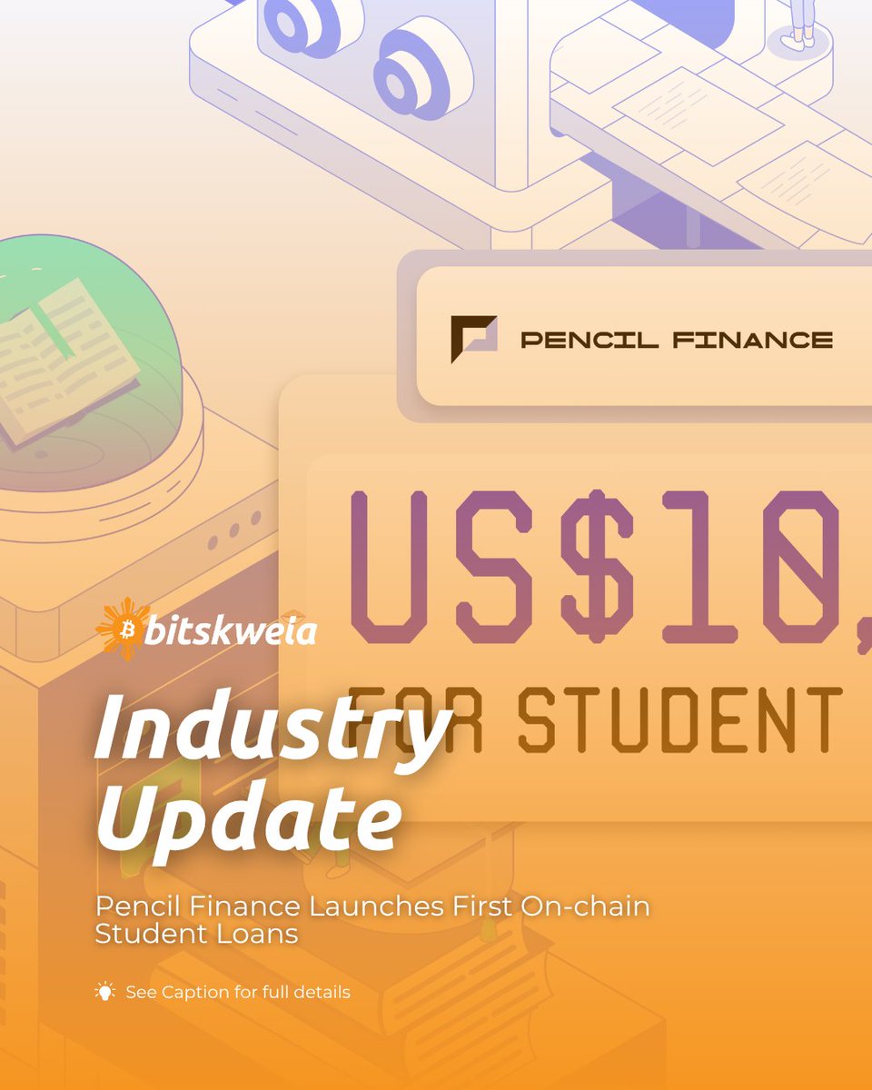 bitskwela's tweet image. On-Chain Student Loans Are Here!
Pencil Finance just launched the first-ever student loans fully issued on-chain β powered by EDU Chain and backed by Animoca Brands & HackQuest.
With $1M raised through DeFi, the funds go directly to tuition via partners like ErudiFi, whileβ¦