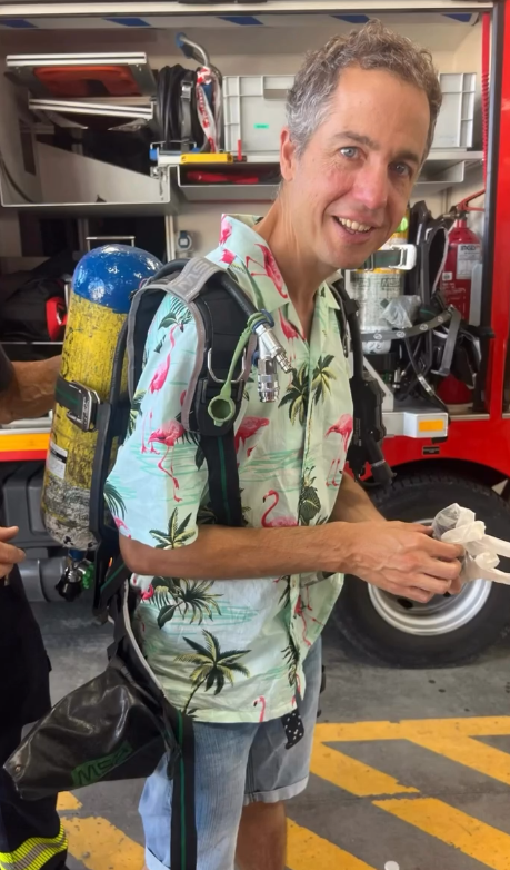 A la #Residència Bellissens, de Villablanca, hem realitzat una espectacular sortida al parc de <a href="/bomberscat/">Bombers</a> #Tarragona 👨‍🚒😍
Esplèndida acollida del bomber David, que ens va explicar amb tot detall el funcionament i la organització del parc, i els diferents elements d’extinció 🚨