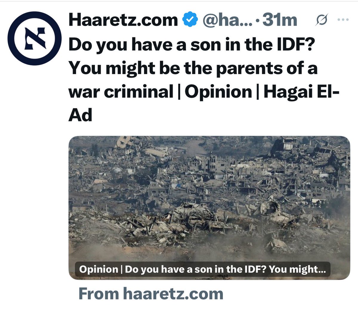 AmichaiChikli's tweet image. עיתון הארץ חצה את הקווים, תעמולת אויב במאה קמ״ש.
אי אפשר עוד להבחין בין ״הידיעות״ שמפרסם העיתון לתעמולת חמאס.
אי אפשר עוד להבחין בינו לבין קרנות כמו הינד ריג׳אב שבראשן עומדים פעילי חזבאללה שרודפות אחר חיילי צה״ל.
כל ישראלי שמשלם מינוי לעיתון הזה
תורם ישירות לתעמולת האויב.