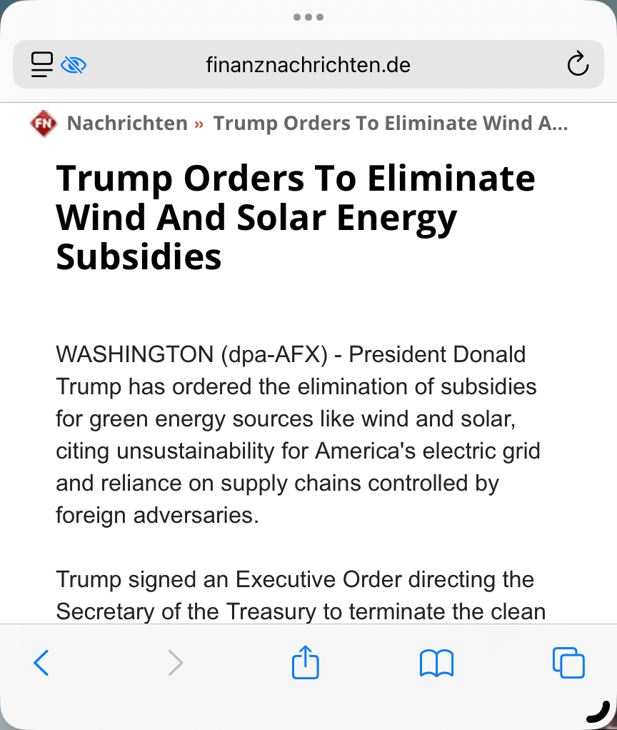 Joe_0_'s tweet image. Weniger Förderungen → weniger  Rentabilität  #logisch