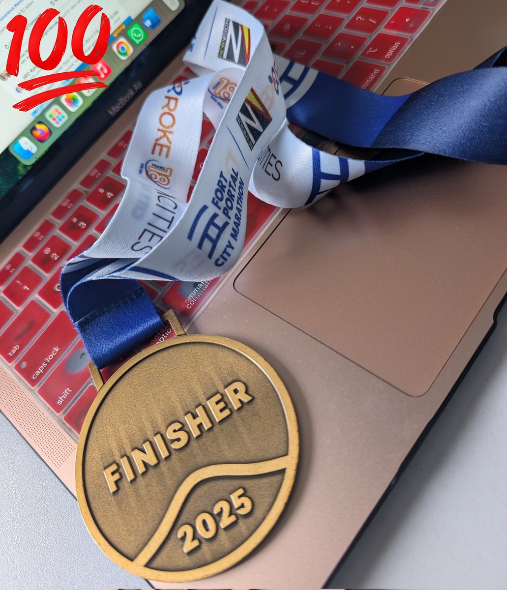 mwirigipaul's tweet image. Bacause Monday is for Medals! Back in the office after a punishing 42 k in the inaugural #FortPortalCityMarathon #ARunInParadise Running helps with keeping a good 'work - life - health' balance amidst the tough times that we always go through. If you can, walk or run, movement is…