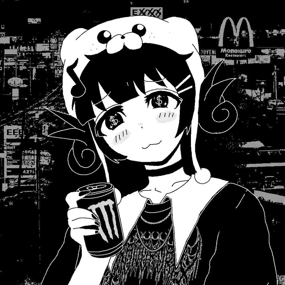 SCATTER TRVTHNVKE

some of my recent pickups over the last 2-3 days !  
♪（ｖ＾＿＾）ｖ

‘tis monokuro season … so many beautiful beautiful kuros …

you can just acquire beautiful things on secondary too !! (＾ω＾)

opensea.io/collection/mon…