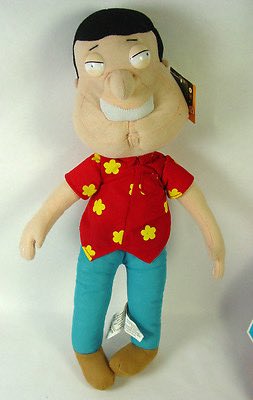 PlushieADay's tweet image. Glenn Quagmire plush!
- Released in 2006 by 20th Century Fox and Nanco
- Was most likely available through arcades or carnivals (not sure if he was available in retail stores)
- Giggity Giggity Goo Alriiiigghhhtttt