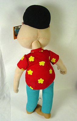 PlushieADay's tweet image. Glenn Quagmire plush!
- Released in 2006 by 20th Century Fox and Nanco
- Was most likely available through arcades or carnivals (not sure if he was available in retail stores)
- Giggity Giggity Goo Alriiiigghhhtttt