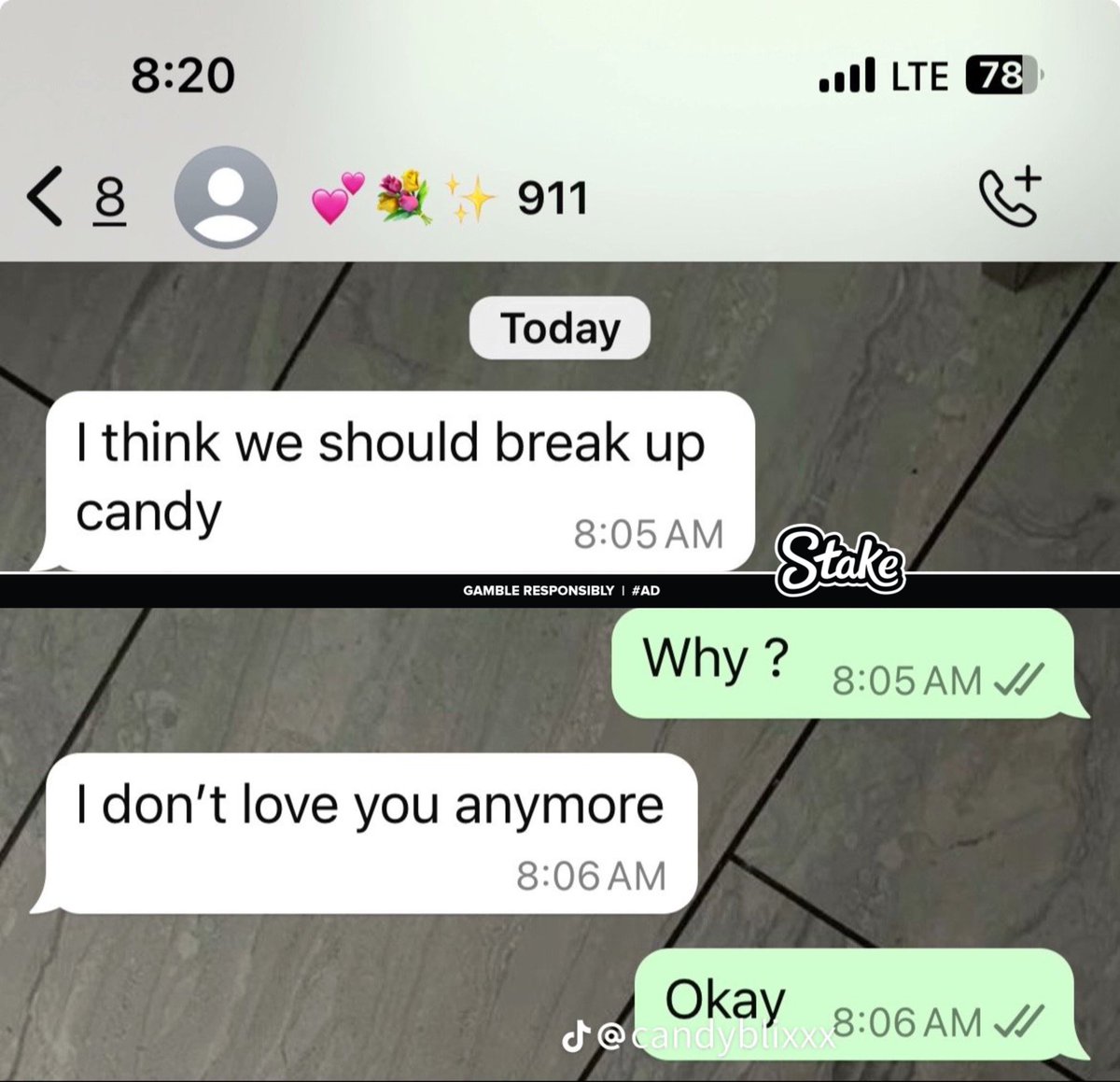 baddest_cash's tweet image. Man shares how he responded to his girlfriend breakup message ππ
- Thread π¨