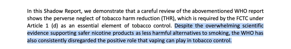 VapingAlliance's tweet image. Shadow Report on the (NON)-Implementation of the
Framework Convention on Tobacco Control
Article 1 (d) on Harm Reduction Strategies - @caphraorg
caphraorg.net/wp-content/upl…