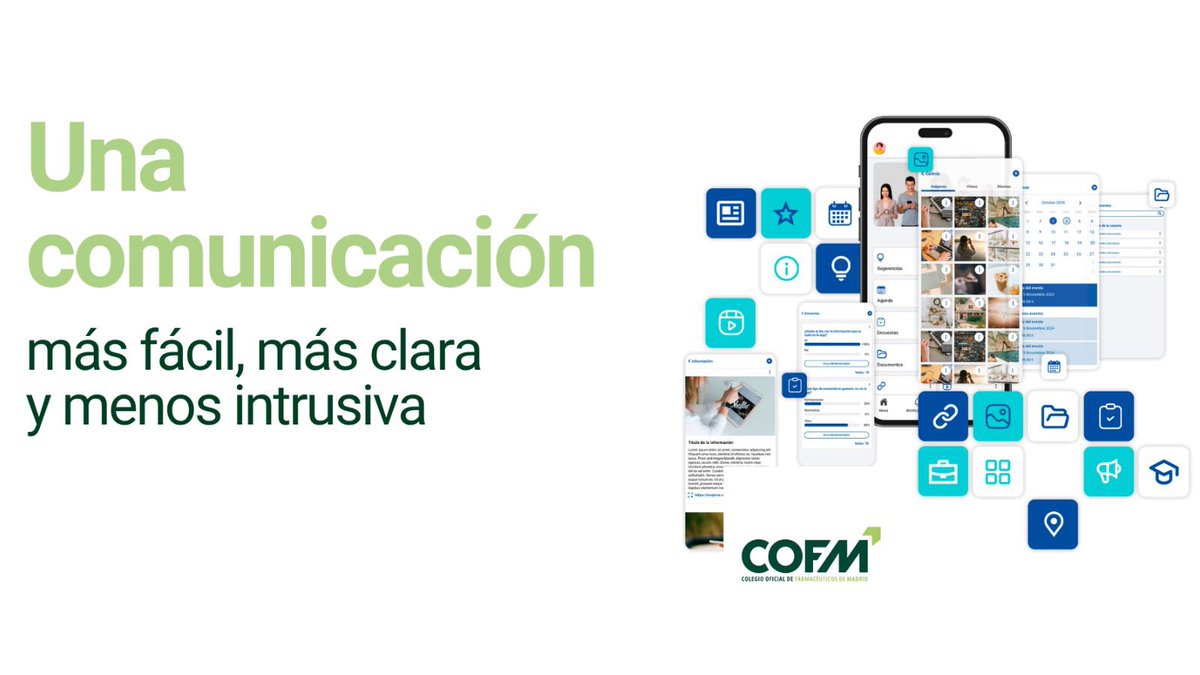 COFMadrid's tweet image. #AppCOFMadrid para colegiados. ¿Qué ofrece?
📰 Noticias, actualidad colegial y del sector
📢 Comunicaciones urgentes en tiempo real
📆 Agenda, eventos, etc.
🎓 Cursos y formación continua
📂 Documentación: recursos importantes
📊 Encuestas
¡Descárgala! ow.ly/oQTa50WsplK