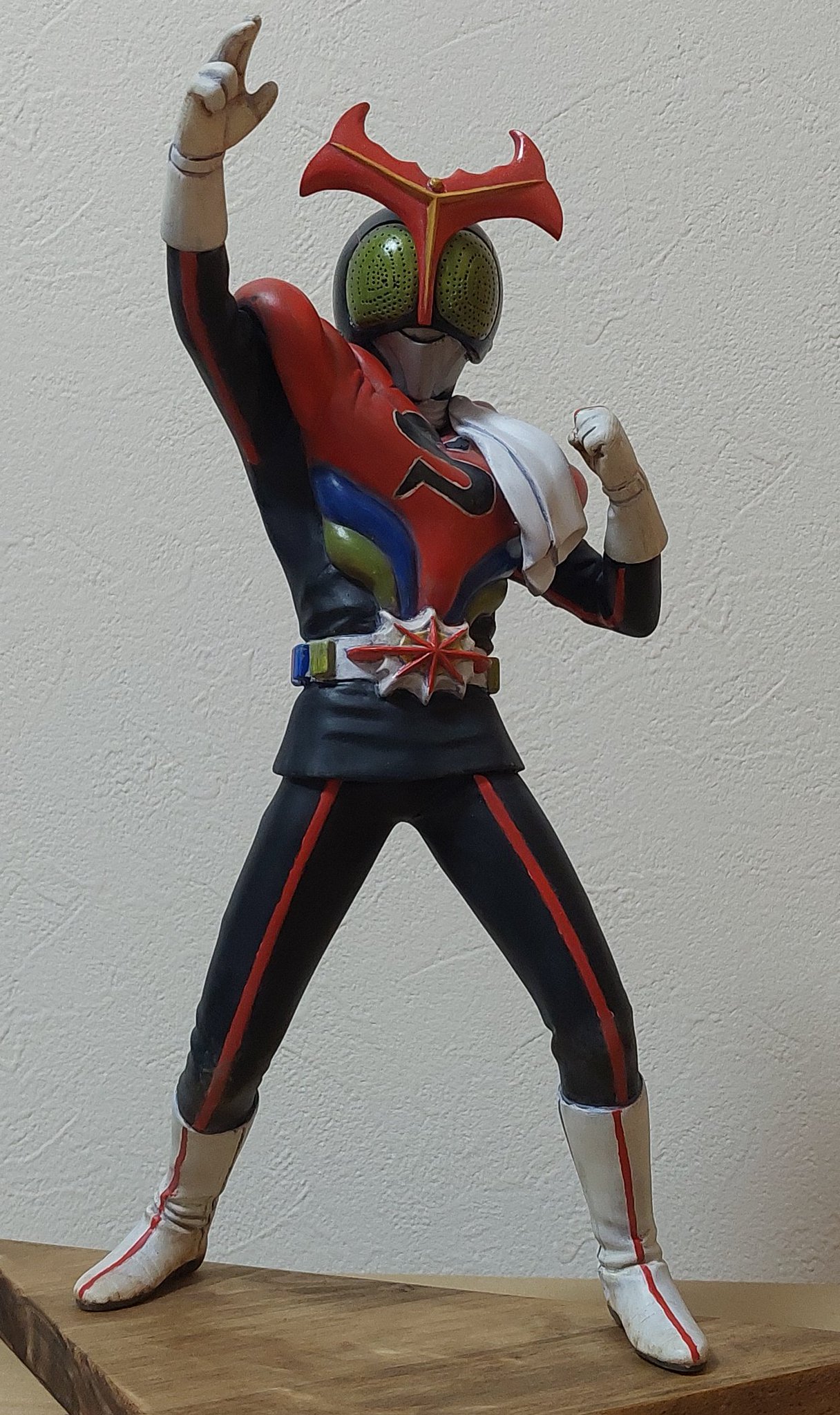 仮面ライダー ストロンガー ボークス 1/6 仮面 ソフビ 完成品 素人作成 VOLKS 仮面ライダーストロンガー 3 完成 | また帰ってきたバカ