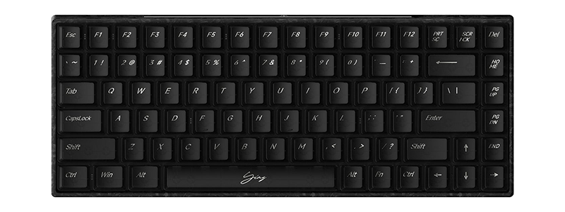 WLMOUSEからキーボード Ying75 淵(Black) 瀟(White) 入荷してます