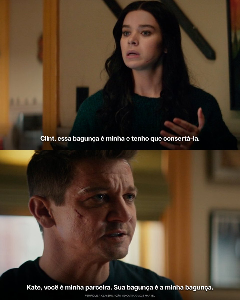 MarvelBR's tweet image. O &quot;Como começamos vs Como estamos&quot; mais bonito do UCM.

#GaviãoArqueiro, assista no @DisneyPlusBR.