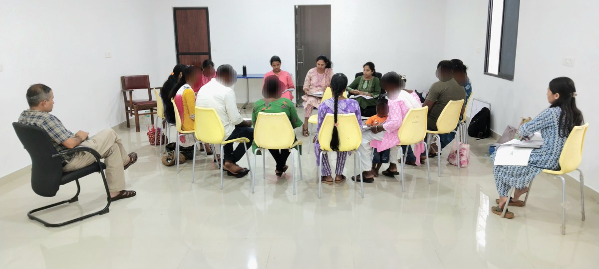 SangathIndia's tweet image. @SangathIndia's NAMASTE Program - WHO-CST Intervention adopts a #familycentred approach with group sessions, home visits, and everyday play and home activities for enhancing #interaction and #participation in the process of developmental learning.
#NIHR #NeurodevelopmentalDelays