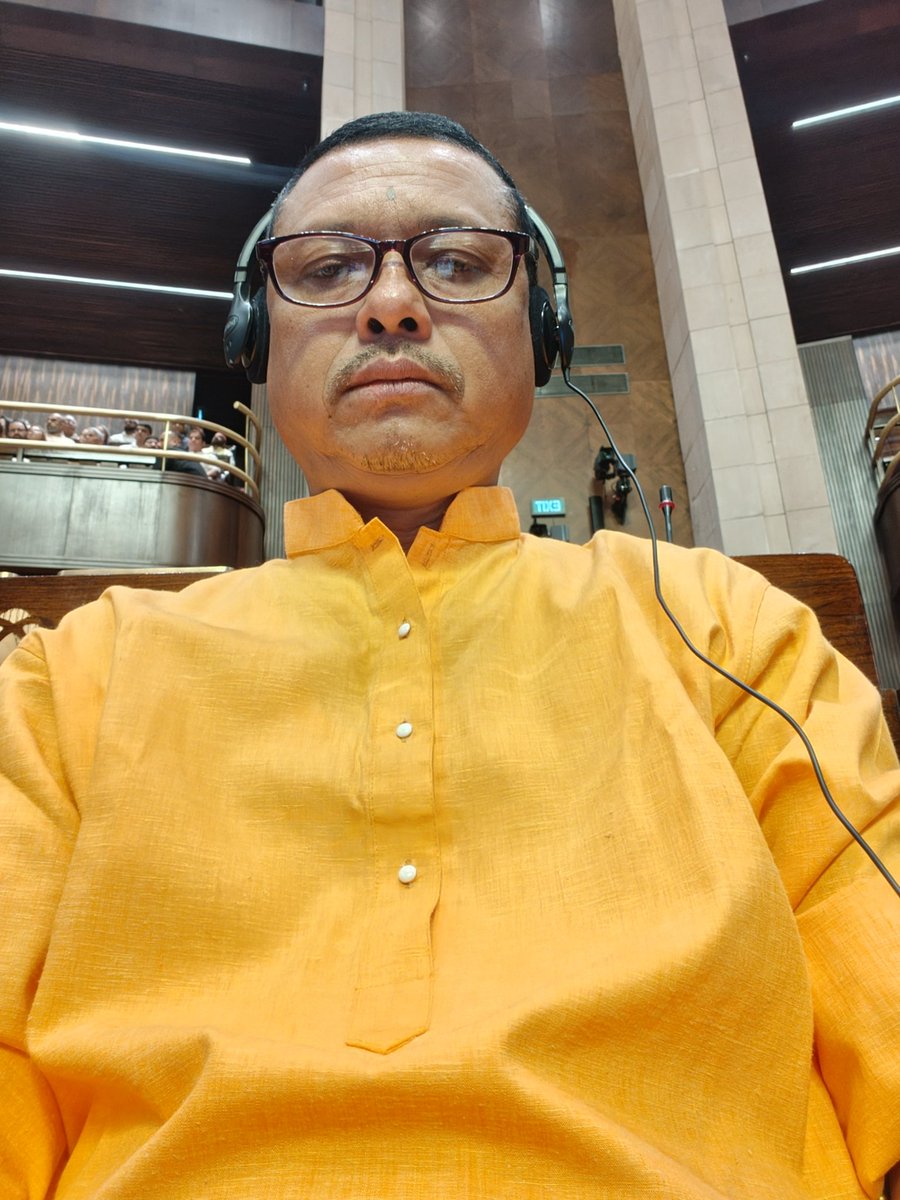 MaharajaManipur's tweet image. Day One...
On the Way to Parliament to attend the 268th Session of Rajya Sabha ( Monsoon Session) from today.....