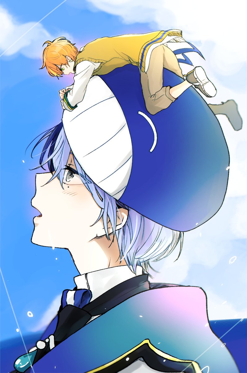 xcgKcf's tweet image. 🏖️の日らくがき☕️🥞