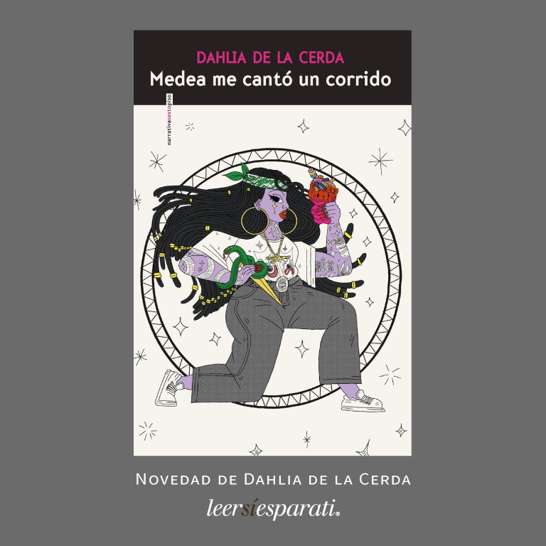 Leersiesparati's tweet image. “Medea me cantó un corrido” es el nuevo libro de la escritora Dahlia de la Cerda @DahliaBat. Novedad publicada por @EdSextoPiso a la que seis relatos interconectados le dan forma. #Leer #Escribir #Libros #MedeaMeCantóUnCorrido #FelizDomingo