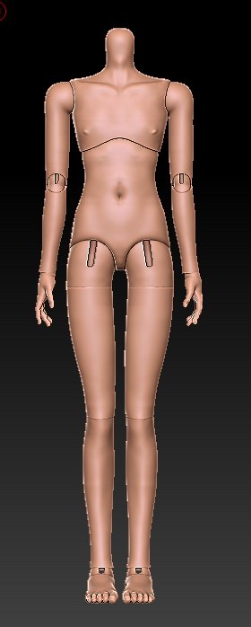 가출력 단계에 들어갔습니다!
msd 사이즈 바디입니다.
얇고 슬림한 바디가 취향이라 가능한 선에서 최대한 슬림하게 만들고 있어요.
팔꿈치 부분의 경우 3d상에서 보면 경직되어 보이지만 실제로는 자연스러운 형태입니다♡

#구관인형 #구관바디 #원형 #자작구관 #bjd #스텔라테일 #stellatail