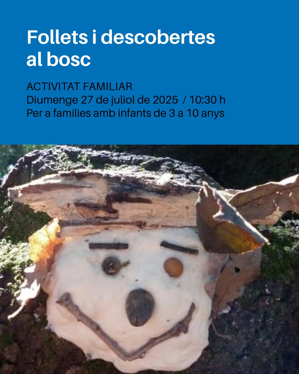 🗓 AGENDA D'ACTIVITATS

Aquest cap de setmana us proposem dues activitats per a gaudir en família!

👉Dissabte 26
Vine a viure un dia com a neolític a la Draga...

👉Diumenge 27
Descobreix el bosc, els seus secrets, juga, experimenta...

ℹ️Més informació
turisme.banyoles.cat/ca-es/agenda