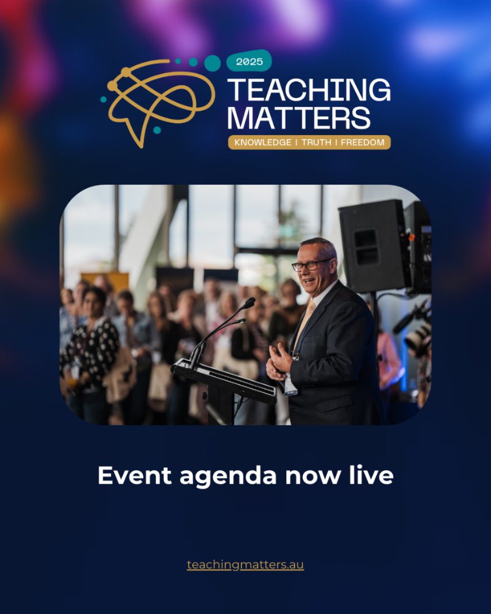 We are excited to announce that the agenda for our upcoming Teaching Matters Summit is now live! 

View the agenda now.👉 brnw.ch/21wUi7t

#TeachingMattersSummit2025 #Education #Conference #CatholicEducation #Hobart