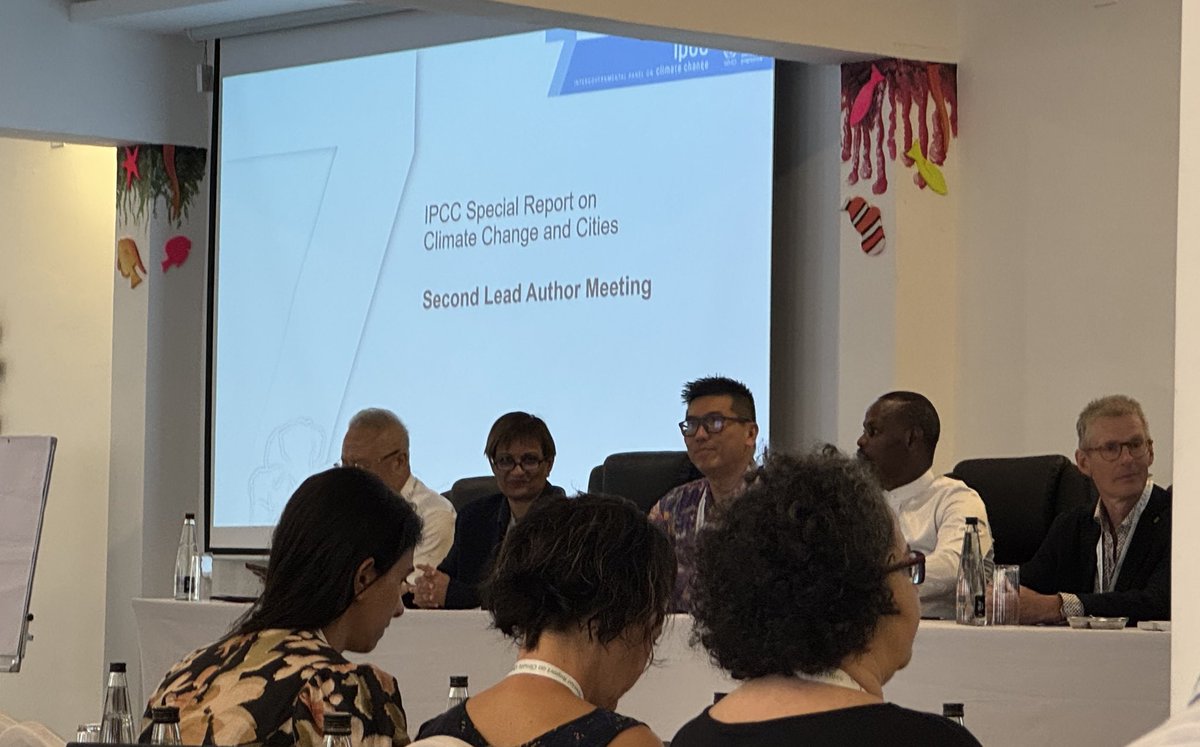 Second Lead Author Meeting of the <a href="/IPCC_CH/">IPCC</a> Special Report on Climate Change and Cities has just started!