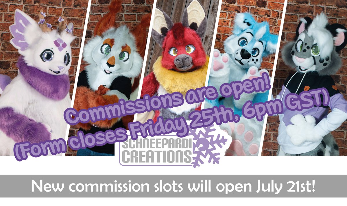 💜 Commissi0ns are open now 💜

Please take your time and read carefully. Not first come, first serve. The form stays open until Friday, July 25th, 6pm German Summer Time. Gallery, starting prices, order process, TOS on my website!

Forms ⬇️

Questions? Pls ask :D