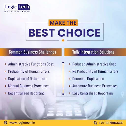 LogictechSol's tweet image. Let Tally Integration Solutions handle the heavy lifting!
From reducing admin costs to eliminating errors and simplifying processes, Logictech Solutions has got you covered.
Book a FREE consultation today!
#TallyIntegration #BusinessSolutions #SmartBusiness #AutomatedProcesses