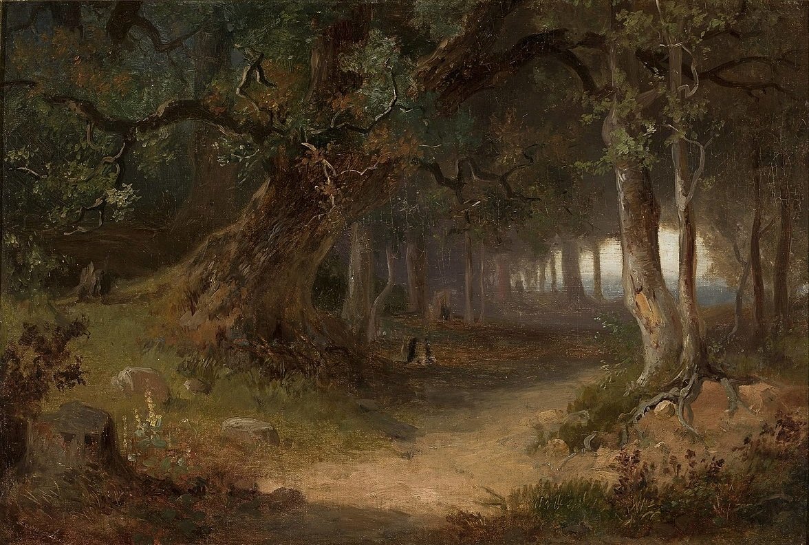 Bow Street Society Trivia of the Day
I'm off to Sherwood Forest today so, in honour of that, here's "Forest edge" (pictured) by Józef Szermentowski painted in circa 1860.