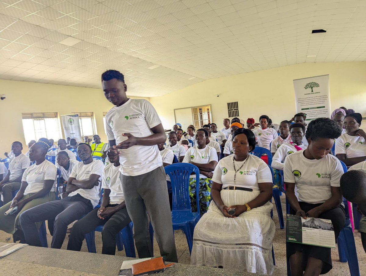 NatureTalk_A's tweet image. Youth & women called on stakeholders to prioritize community-owned energy #RenewableEnergy #SolarEnergy during #REPowerAnniversary #Year1 last week July 18, 2025 @AfrikaVukaNet @OxfamAmerica @350Africa @350 @EDLC_org @BHR_FIDH @InsOurFuture @JustStop_Oil @stopEACOP @StopMoneyPipe