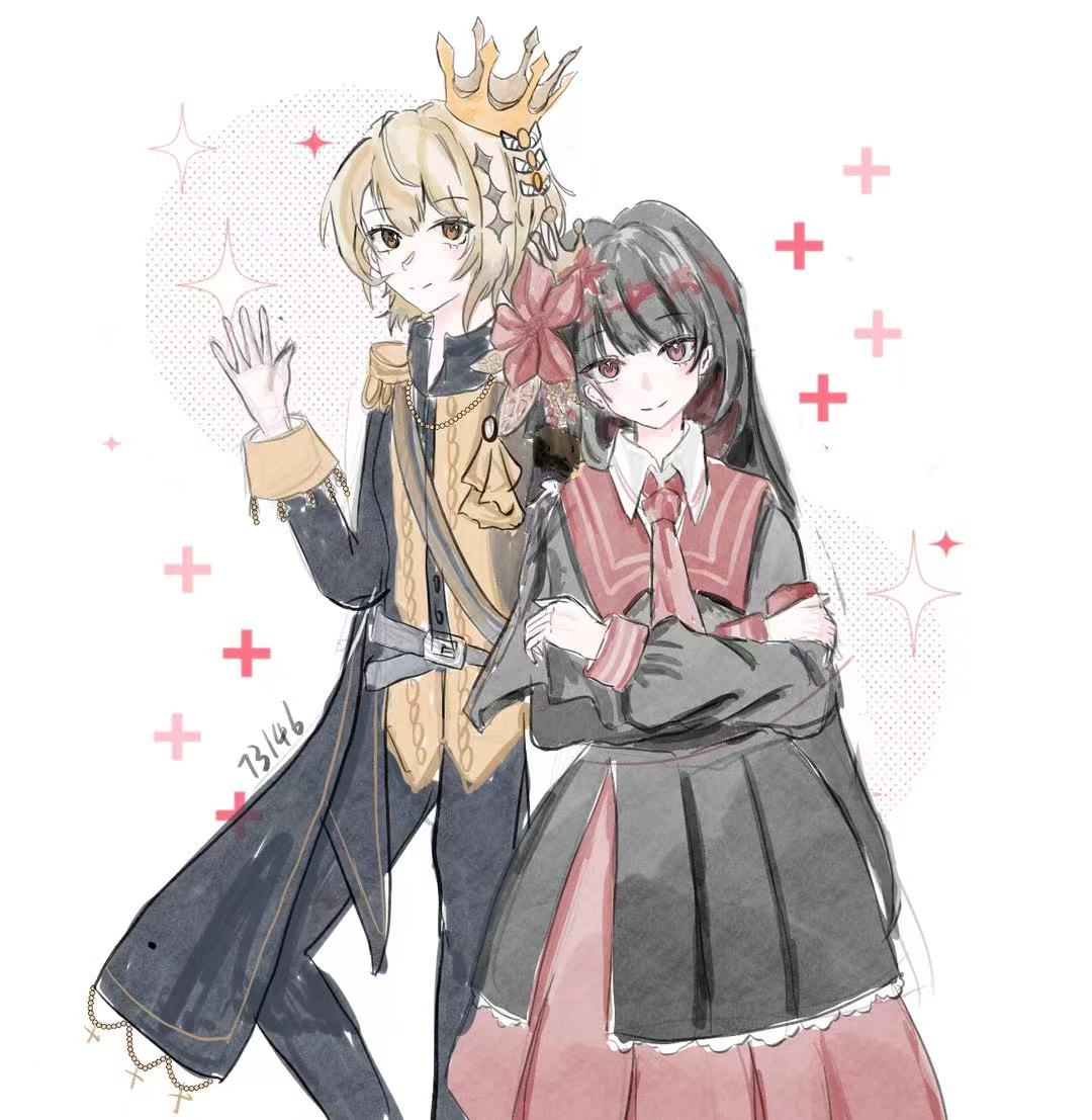 き*ろ様 二階堂ヒロ 蓮見レイア 魔法少女ノ魔女裁判 まのさば イラスト色紙 き*ろ様 二階堂ヒロ 蓮見レイア 魔法少女ノ魔女裁判 まのさば