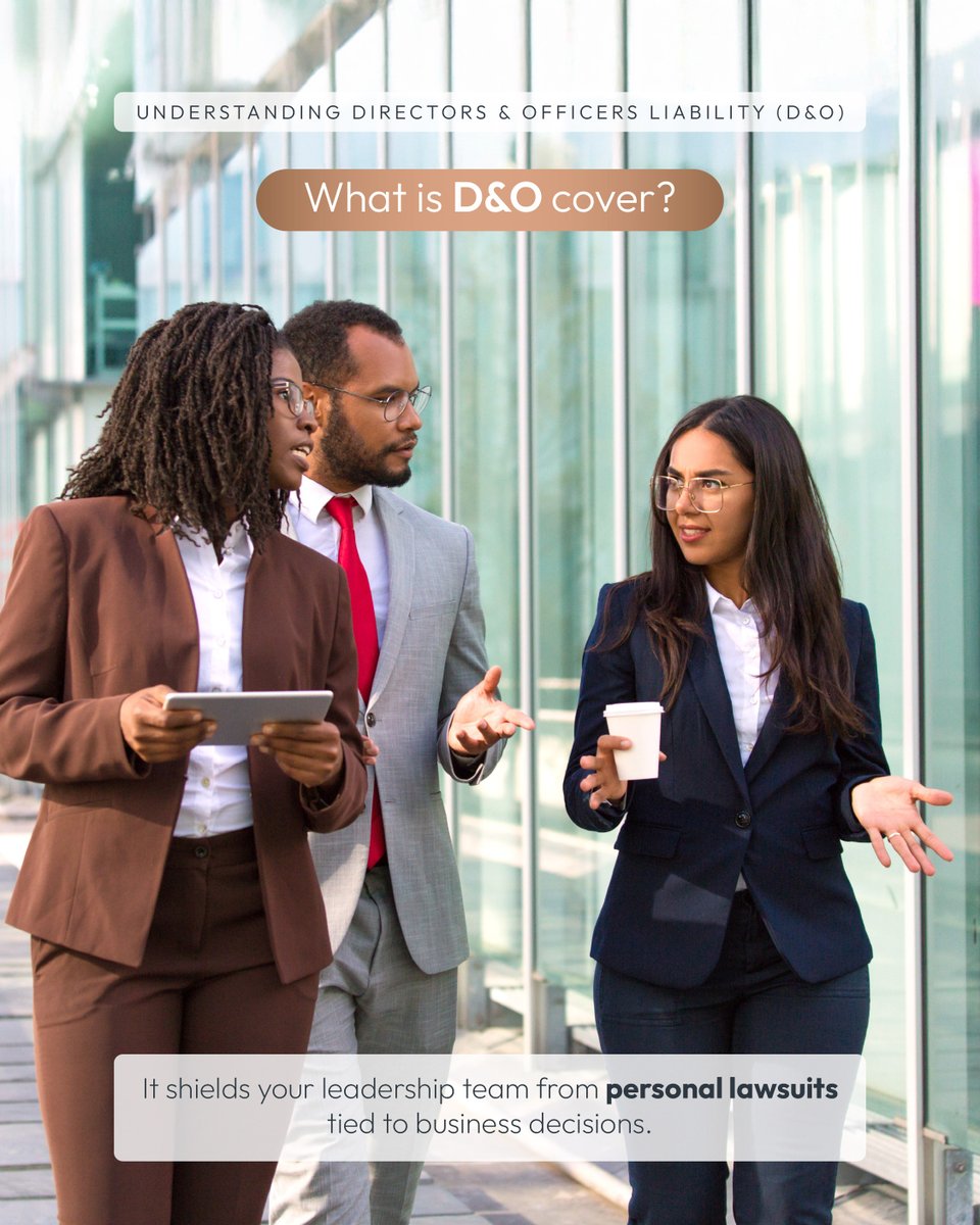 theliabilityco's tweet image. Thinking about D&O cover for your clients? From SMEs to corporates, strong leadership comes with complex risks.
At The Liability Company, we offer tailored D&O cover built for South African businesses and supported by experienced underwriting.
#Insurance #SouthAfrica