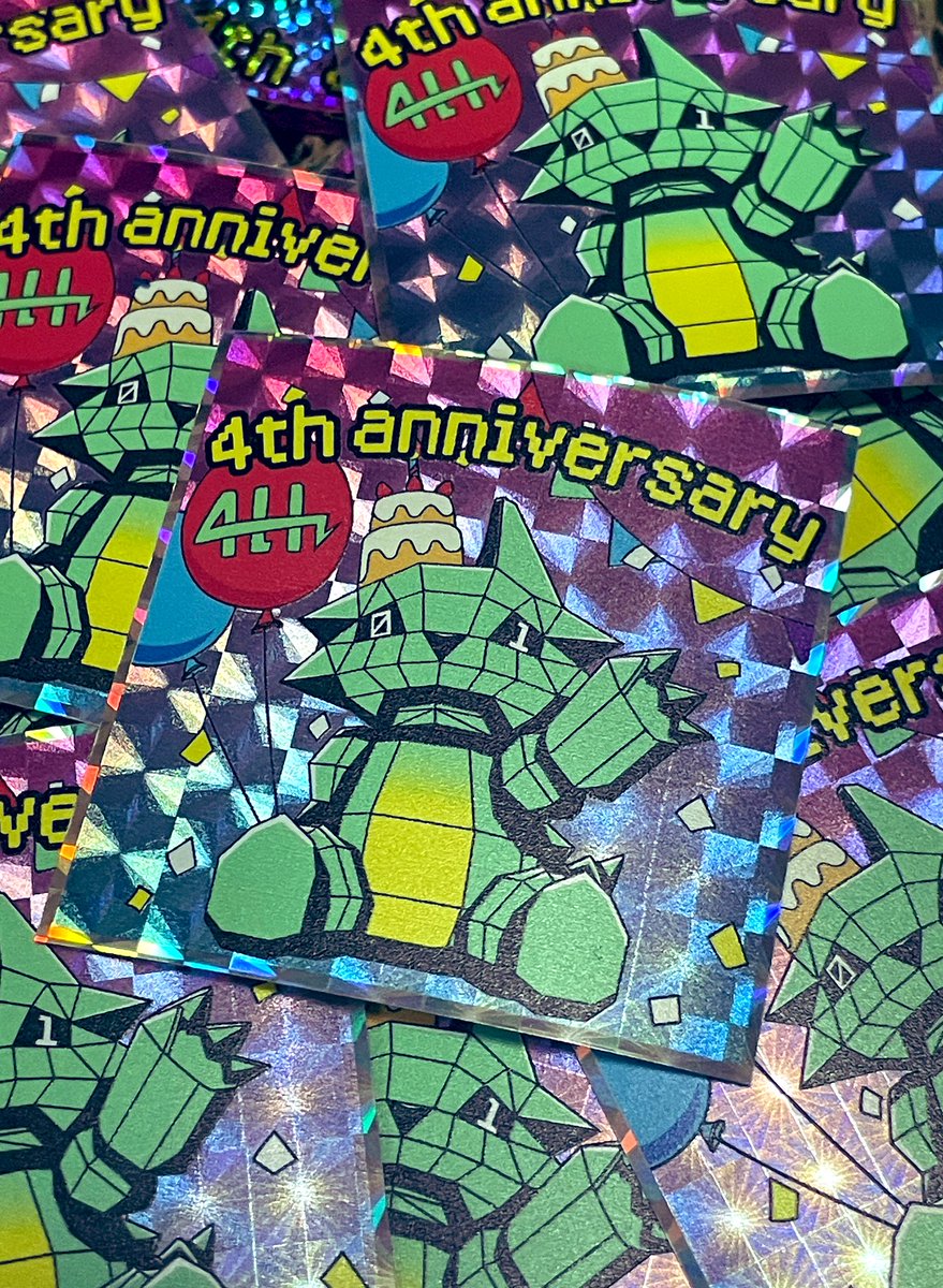 _nekorat's tweet image. ドラポリゴン4thアニバーサリーの48ステッカーを作りました!🎈✨
ワンフェスで購入していただいた方にお渡し致します!!
お会計毎にどれか1つでも購入いただけると貰えます👍
数量限定になりますので是非ゲットして下さい🐉✨
#ドラポリゴン
#48シール
#WF2025S