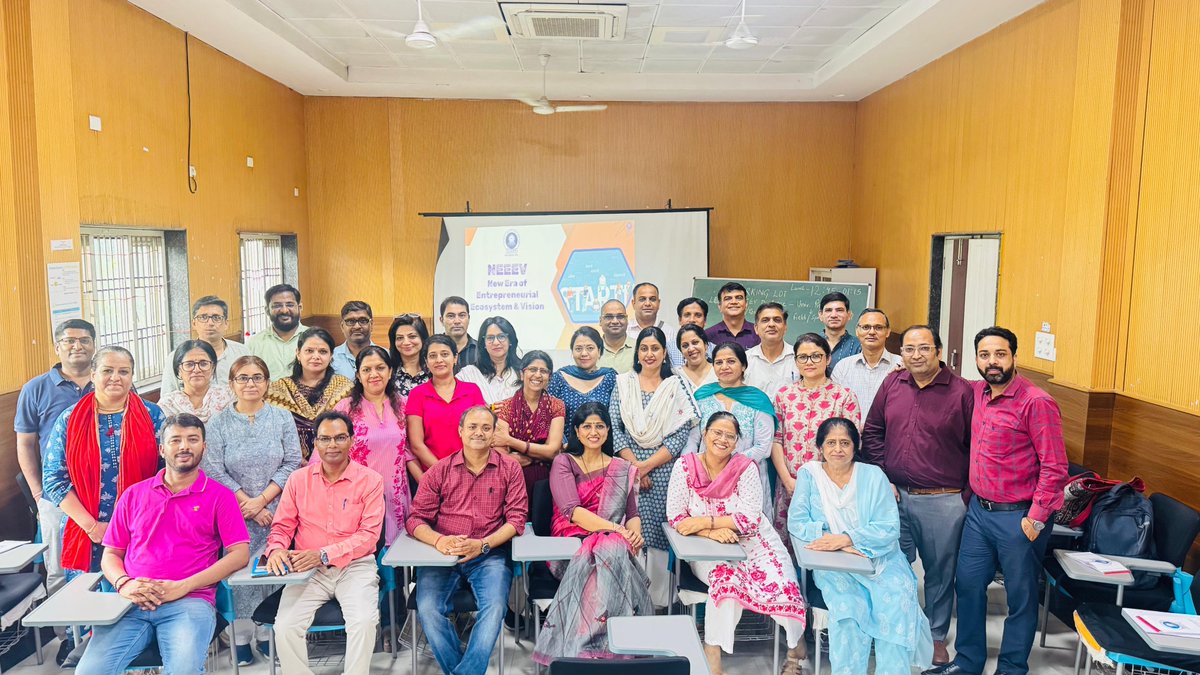 SCERT Delhi (@scert2021) on Twitter photo A One Day Orientation Program of "New Era of Entrepreneurship Ecosystem and Vision" #NEEEV Scheme for the Teachers of DOE and DIET Faculty members was organised at <a href="/SCERT2021/">SCERT Delhi</a>
Ld. DE Vedita Ma'am addressed the participants and encouraged them to get the nuances of the training. A One Day Orientation Program of "New Era of Entrepreneurship Ecosystem and Vision" #NEEEV Scheme for the Teachers of DOE and DIET Faculty members was organised at <a href="/SCERT2021/">SCERT Delhi</a>
Ld. DE Vedita Ma'am addressed the participants and encouraged them to get the nuances of the training.