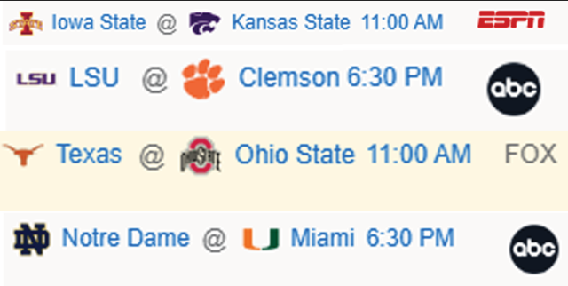 BengalYouTube's tweet image. I can't wait for college football to get here
Week 1 has some absolute banger matchups
