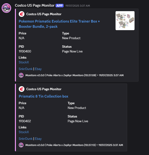 Pokemon Restock & Drop Alerts tweet media