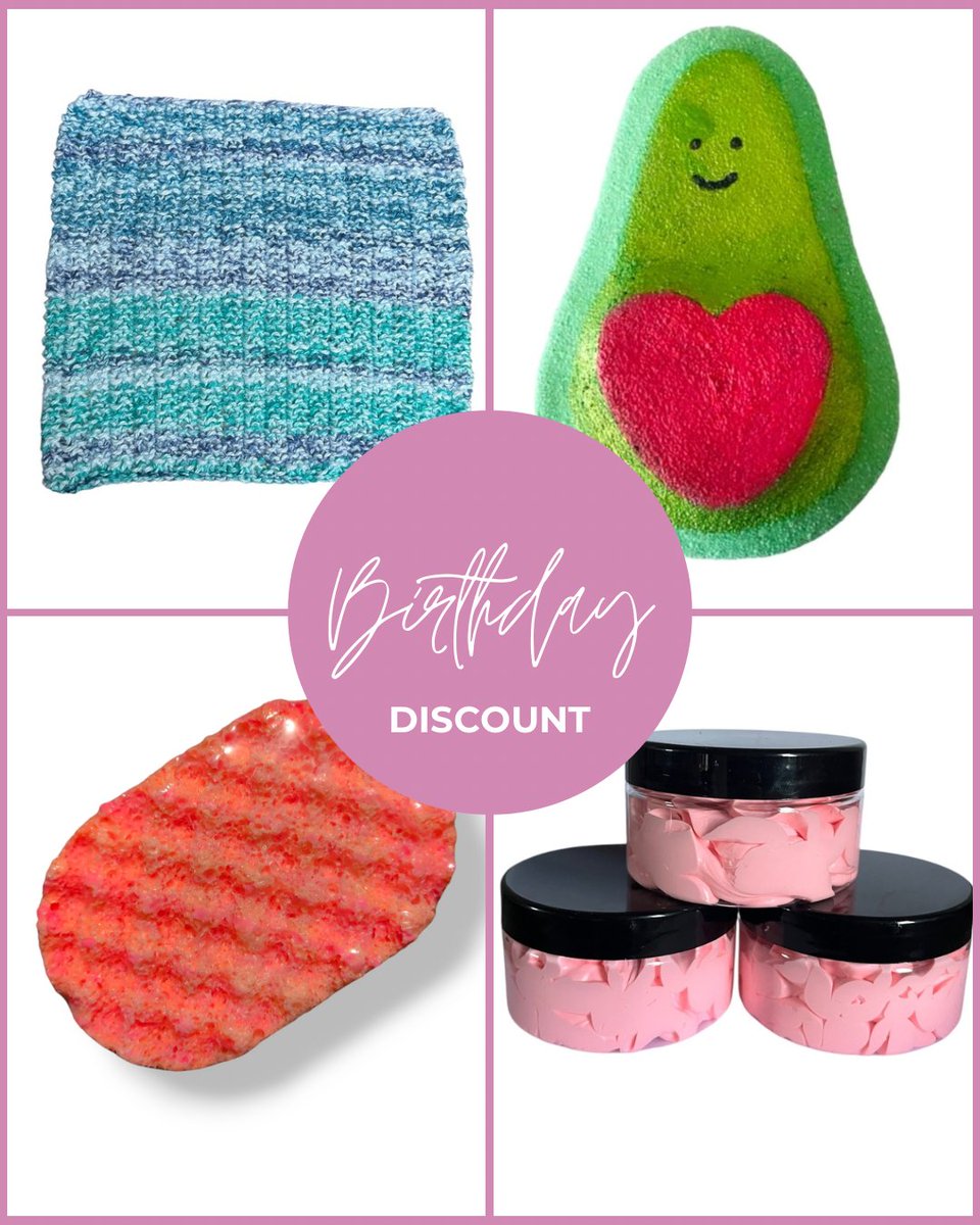 BombsandBubbles's tweet image. 🎉 It’s My Birthday Week — You Get the Gift! 🎁 🎉

I’m celebrating another trip around the sun, and to say THANK YOU for your support, I’m giving 15% OFF all week long! 🥳

✨ Use code: BIRTHDAY25 at checkout
📅 Offer valid 21/07/25-27/07/25

#FirstTMaster #ShopIndie #ShopSmall