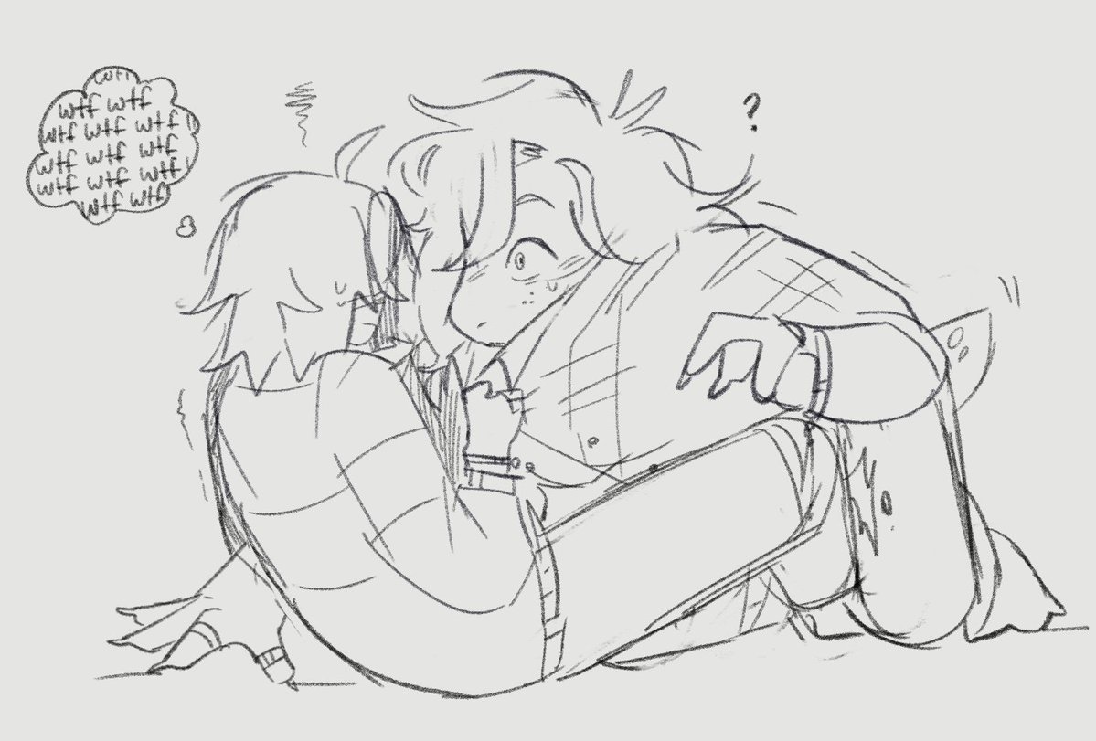 daialune's tweet image. wrestling shenanigans #krusie