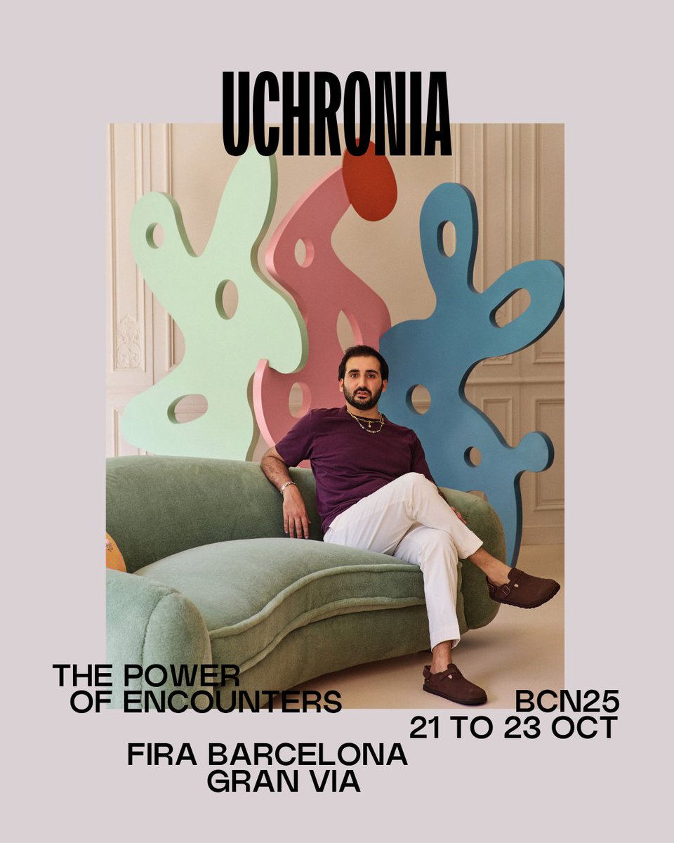 Julien Sebban (Uchronia) joins #ihBCN25
Color, emotion &amp; immersive design in a talk on joyful hospitality.
.
Julien Sebban (Uchronia) estará en #ihBCN25
Color, emoción y diseño inmersivo en una charla sobre hospitality sensorial.

Oct 21–23 · Fira BCN

 #ThePowerOfEncounters