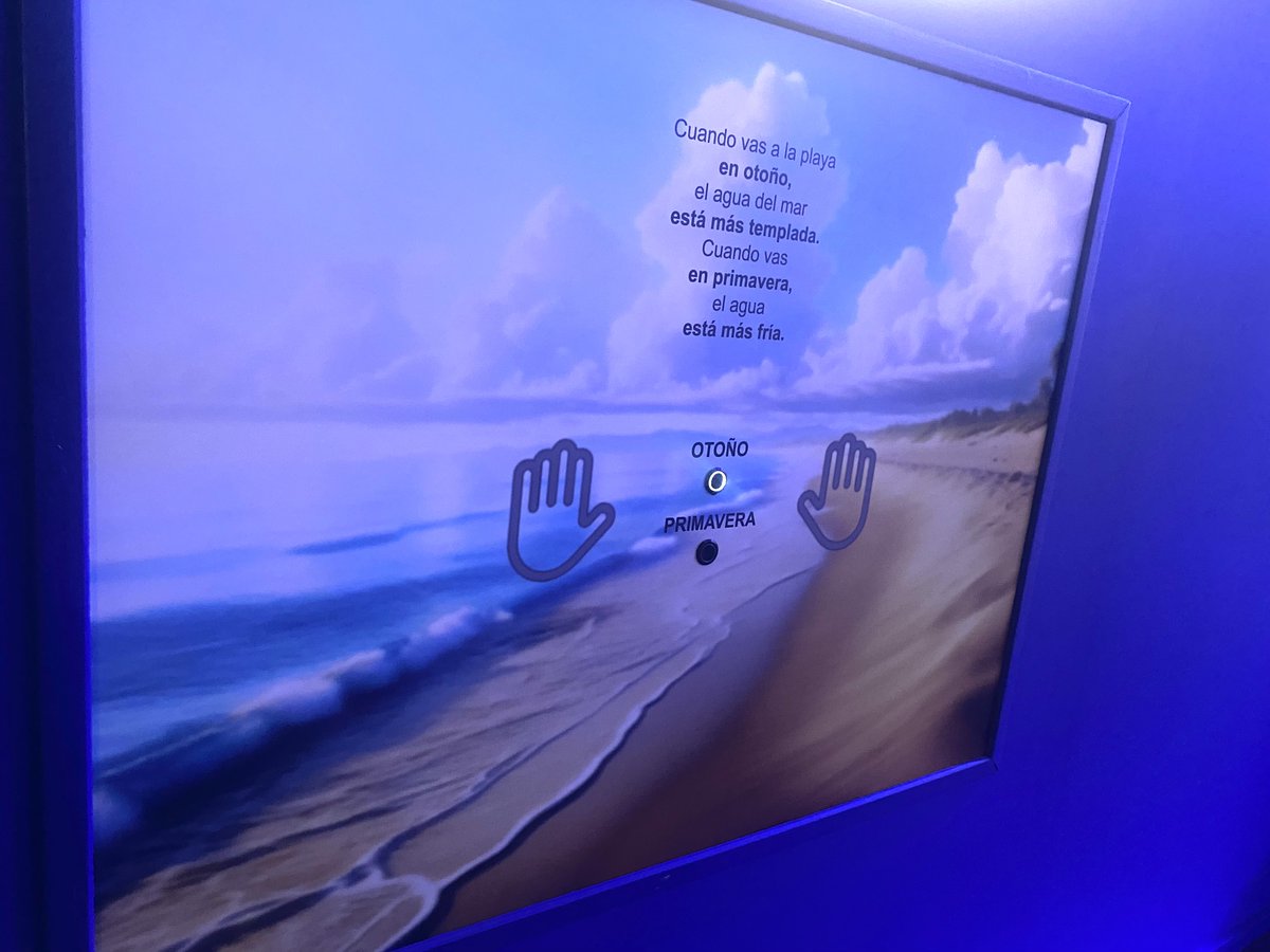 ¿Sabías que en verano, el mar acumula una gran cantidad de energía que va liberando poco a poco? Esto provoca que en otoño el agua del mar esté más templada y en primavera, más fría. ¡Descúbrelo en el nuevo módulo instalado en la Sala del Agua!