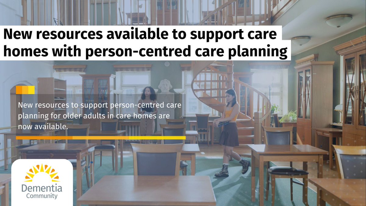 JDementiaCare's tweet image. New resources to support person-centred care planning for older adults in care homes are now available.
Read More: buff.ly/UGUYNXX