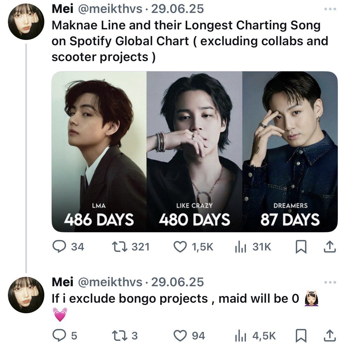 protectforjk's tweet image. It is really concerning how this jobless akgae is continuously dragging 🐰 and is getting so much engagement.
Please make sure to mass report & block them and please don't engage!
📍x.com/meikthvs?s=21