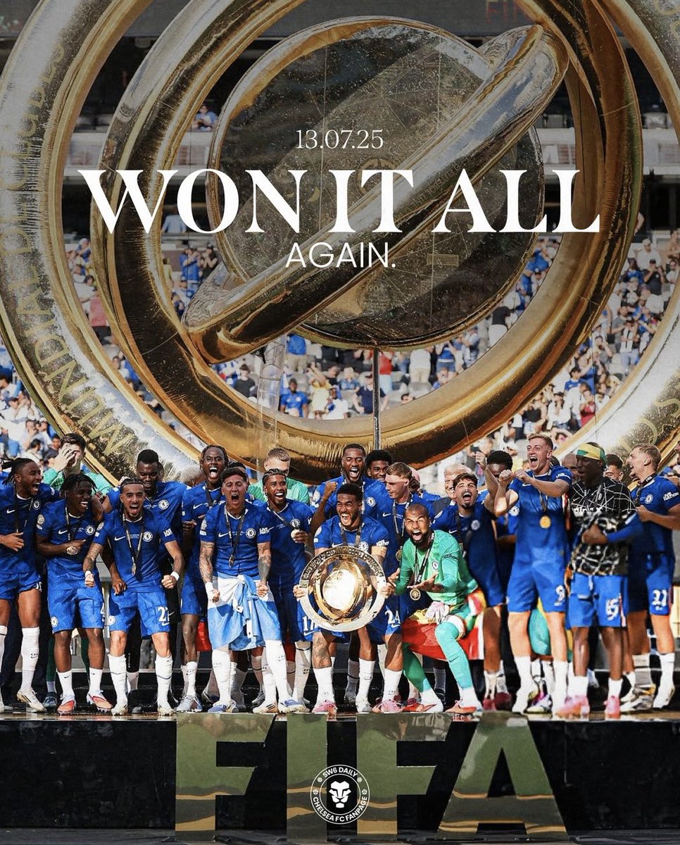 Just a daily reminder that Chelsea have won it all.