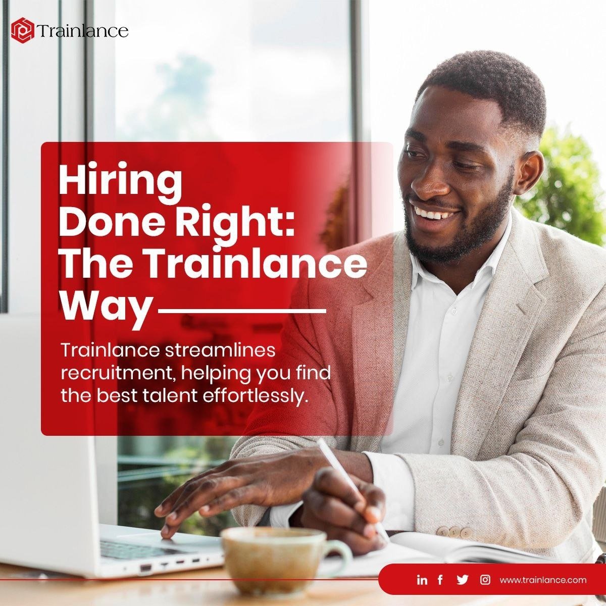 trainlance_'s tweet photo. Happy New week!
Tired of the hiring hassle? At Trainlance, we make recruitment seamless, connecting you with top-tier talent, the smart way.
Let's do it the trainlance way. https://t.co/EhLen2H3IC