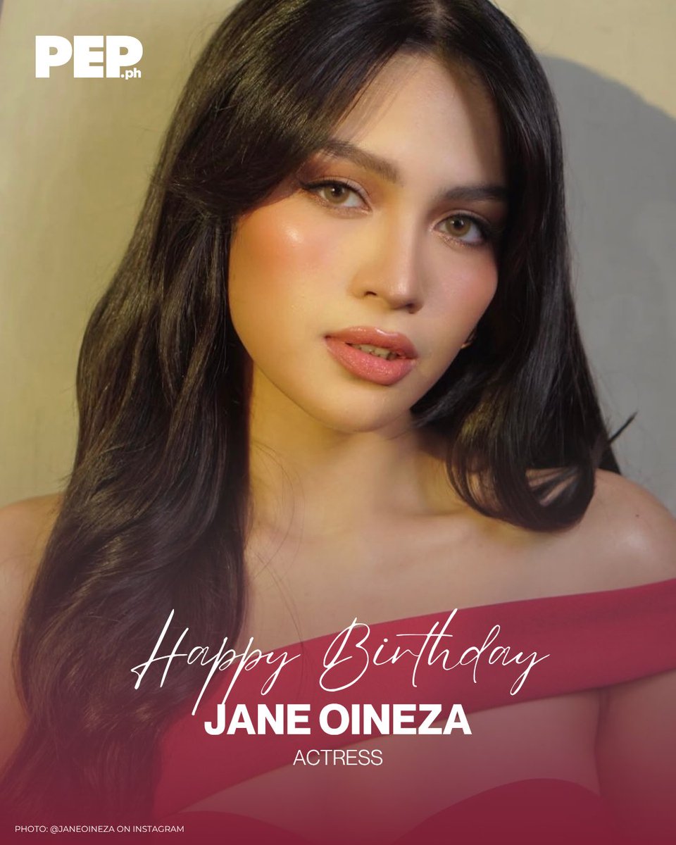 Happy birthday to the beautiful and talented Jane Oineza! 🎉 Wishing you a day filled with love, joy, and blessings. 💖 

#PEPBirthdays
