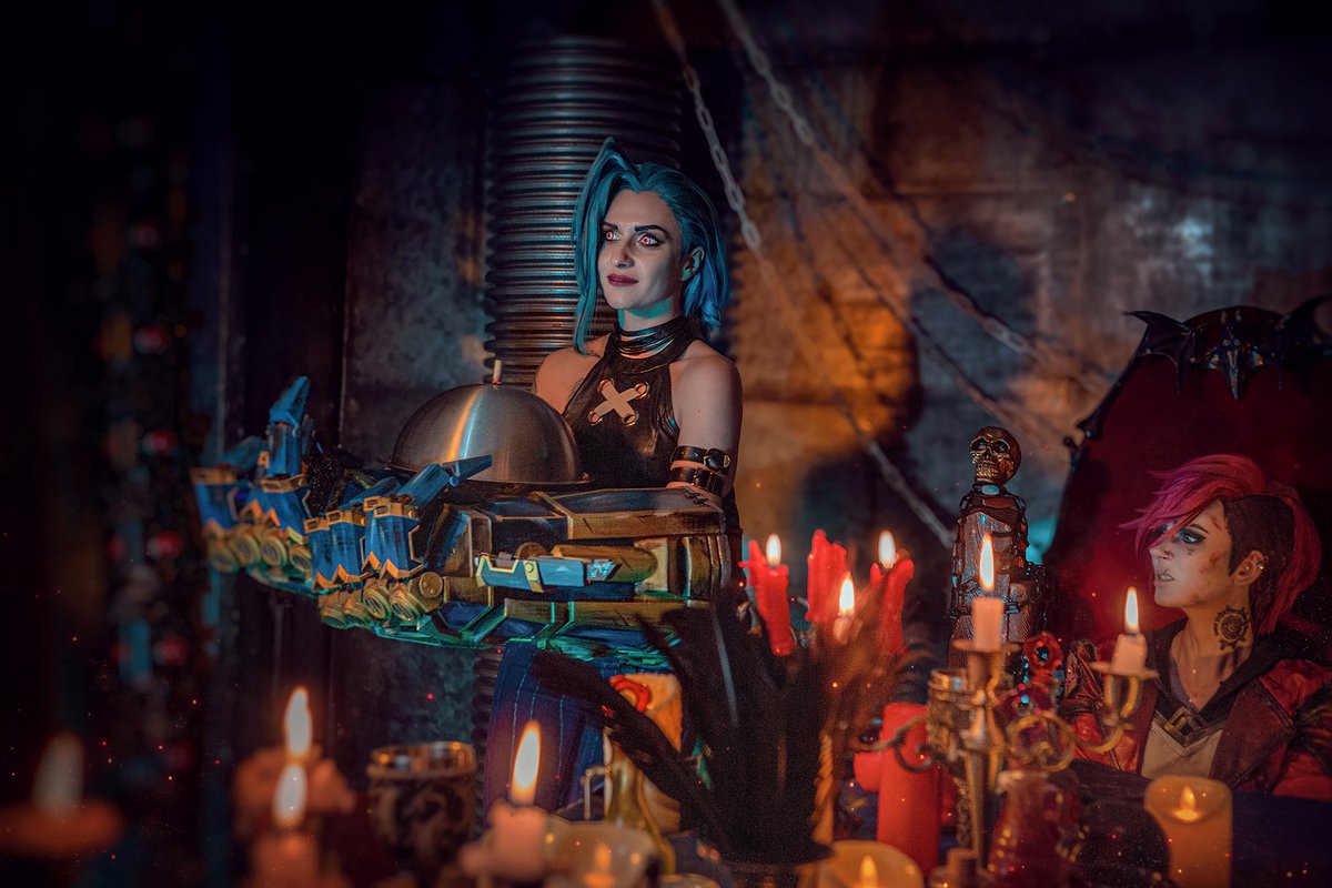 agflower1's tweet image. My sister invited me for tea and cupcakes... I love her!
Exclusives on my Patreon. Link in Bio!
#VI #Arcane #Jinx