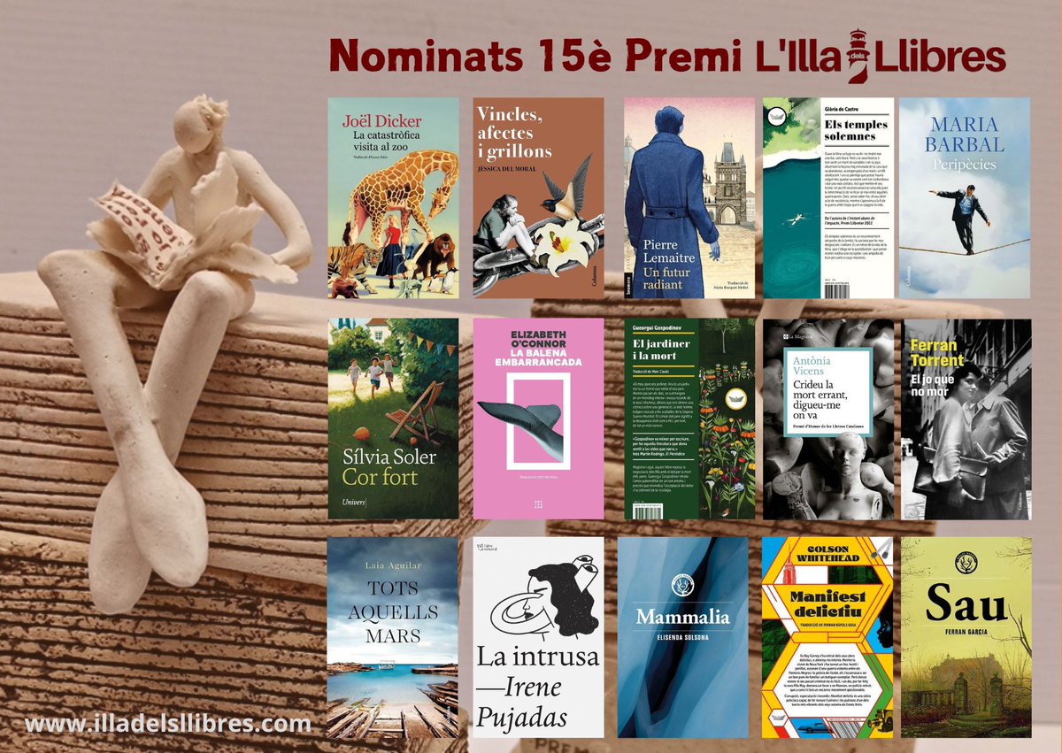 Convocat el 15è PREMI L’ILLA DELS LLIBRES. JA POTS VOTAR
L’Illa dels Llibres convoca la quinzena edició del Premi L’Illa dels Llibres. Ja pots decidir amb el teu vot l’obra guanyadora.
illadelsllibres.com/convocat-el-15…