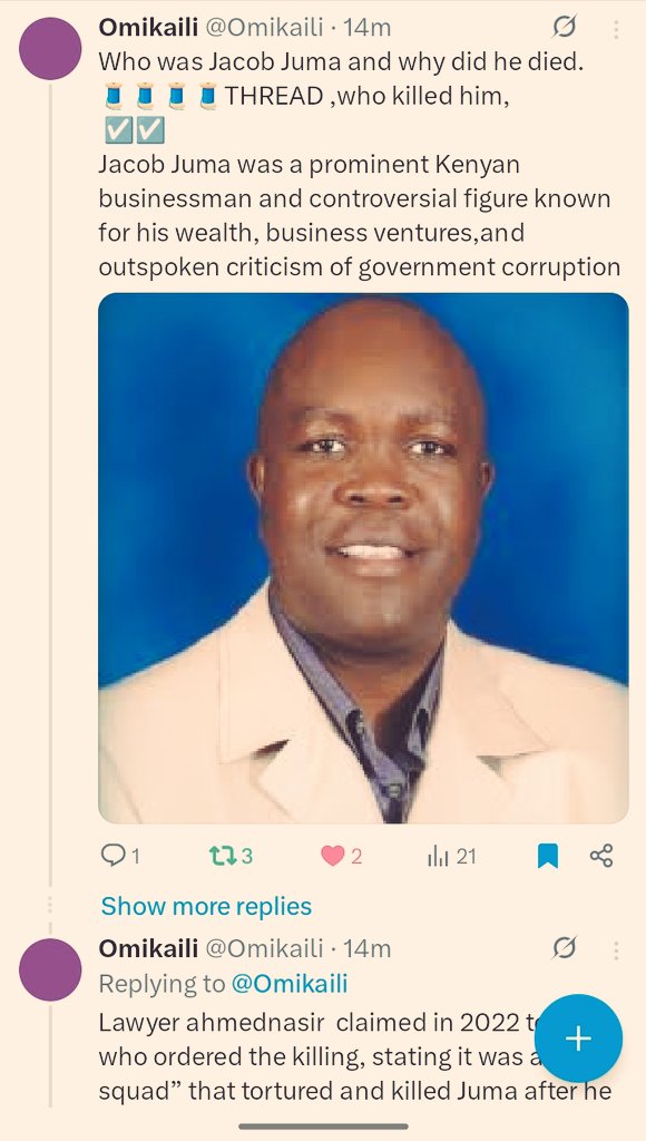 Nani bado hajasoma hii story ,if you want to know why and how Jacob juma was killed here is the story ,.. Go see it and Read it