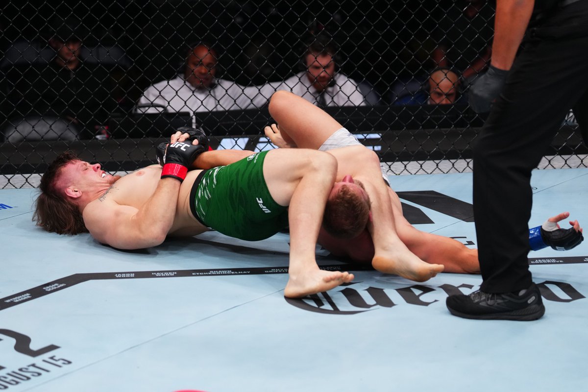 UFC_AUSNZ's tweet image. A showcase of The Brute 👏
Who is next for Jimmy Crute after his performance at #UFC318?