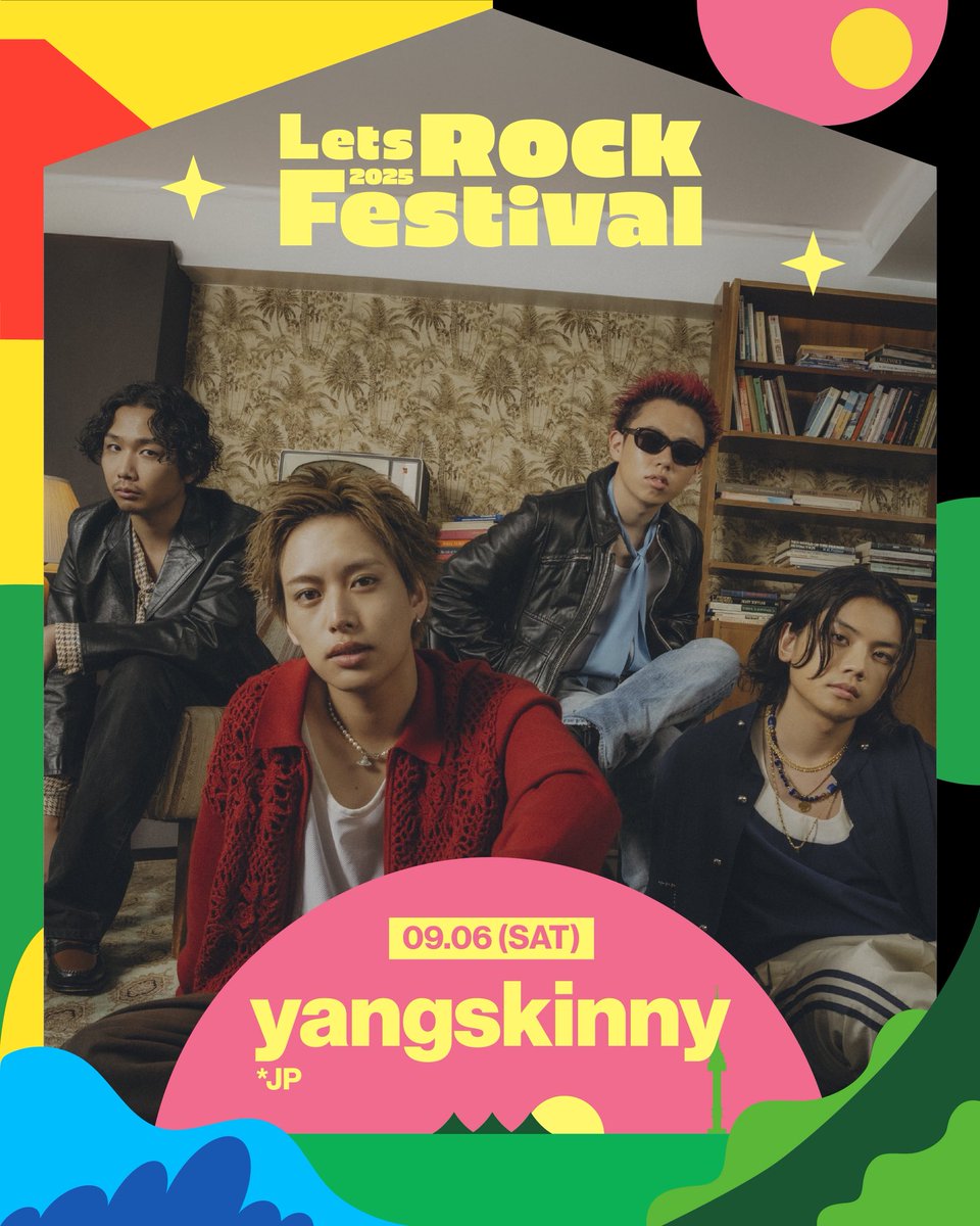 letsrockfe's tweet image. ✧ARTIST POSTER✧
청춘들의 리얼한 마음을 담은 일상의 노래
Z세대에게 공감을 얻고 있는 밴드 #yangskinny
2025 렛츠락페스티벌과 함께합니다!
#렛츠락페스티벌 #2025렛츠락페스티벌
#LetsRockFestival #2025LetsRockFestival