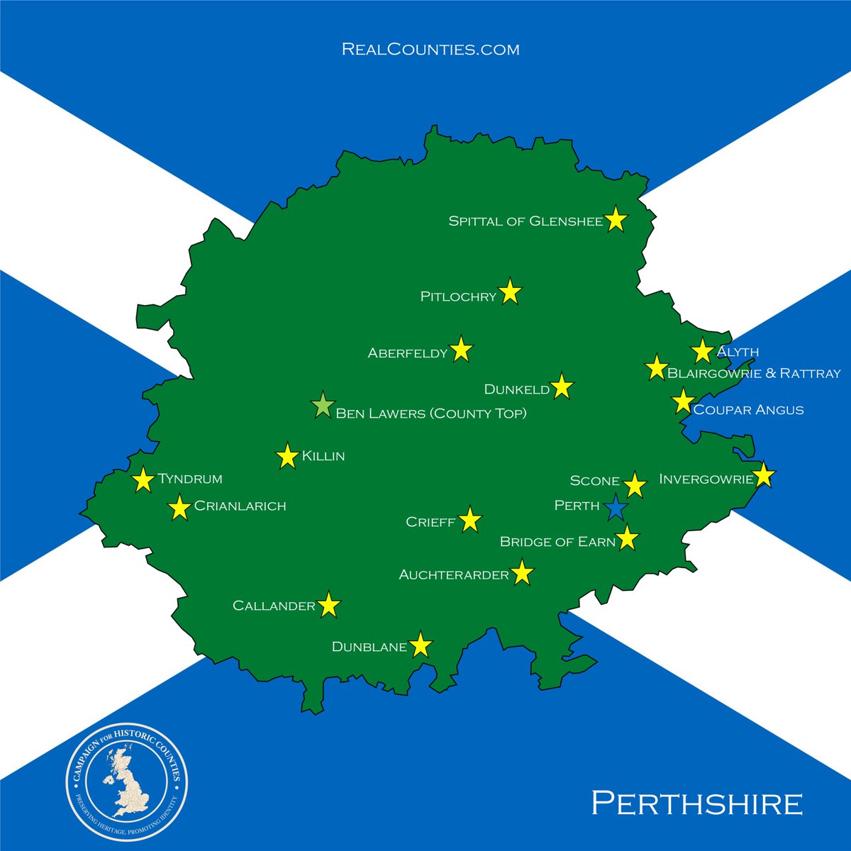 RealCounties's tweet image. Besides Perth, other towns and villages in Perthshire include:
🔸 Abernethy
🔹 Blairgowrie
🔸 Callander
🔹 Crieff
🔸 Dunkeld
🔹 Kenmore
🔸 Kinloch Rannoch
🔹 Kinrossie
🔸 Pitlochry
🔹 Stanley
🔸 Strathtay